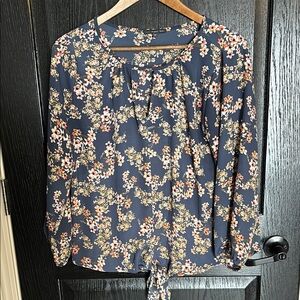 West Kei Blue Blouse Elegant Design